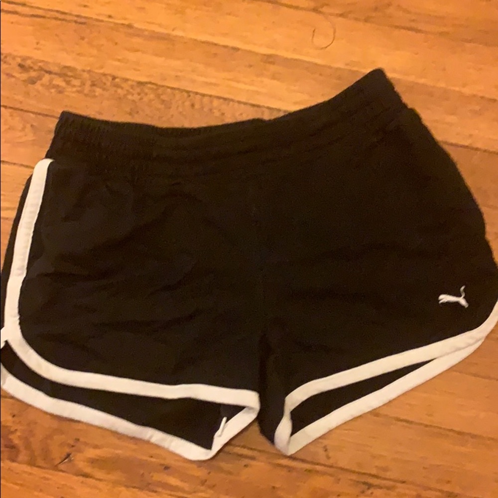 Black Puma Shorts